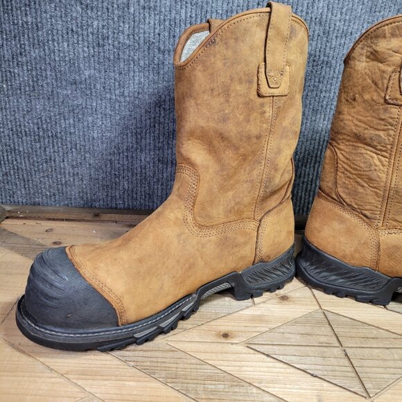 Georgia Boot Rumbler Mens 10.5W WIDE Composite Waterproof Pull-on Work GB00286 - Picture 5 of 14